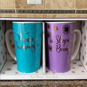 Disney! Prince Charming and Sleeping Beauty Mugs